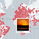 Imagen para el artículo titulado Recorre el mundo a través de sus atardeceres y amaneceres con este mapa